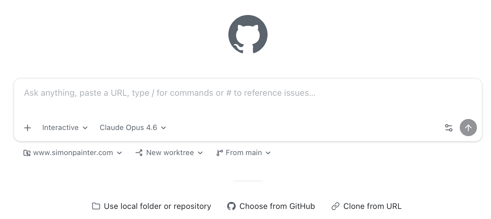 Screenshot of the GitHub app showing a prompt and an 'Open' button to open the code in VS Code